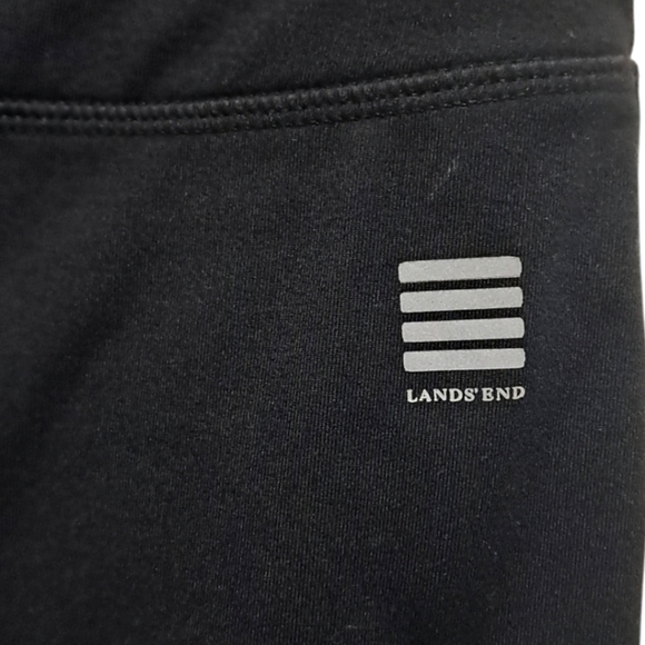 Lands'End Women's Capri Sports Leggings Size S Black. - Picture 4 of 7